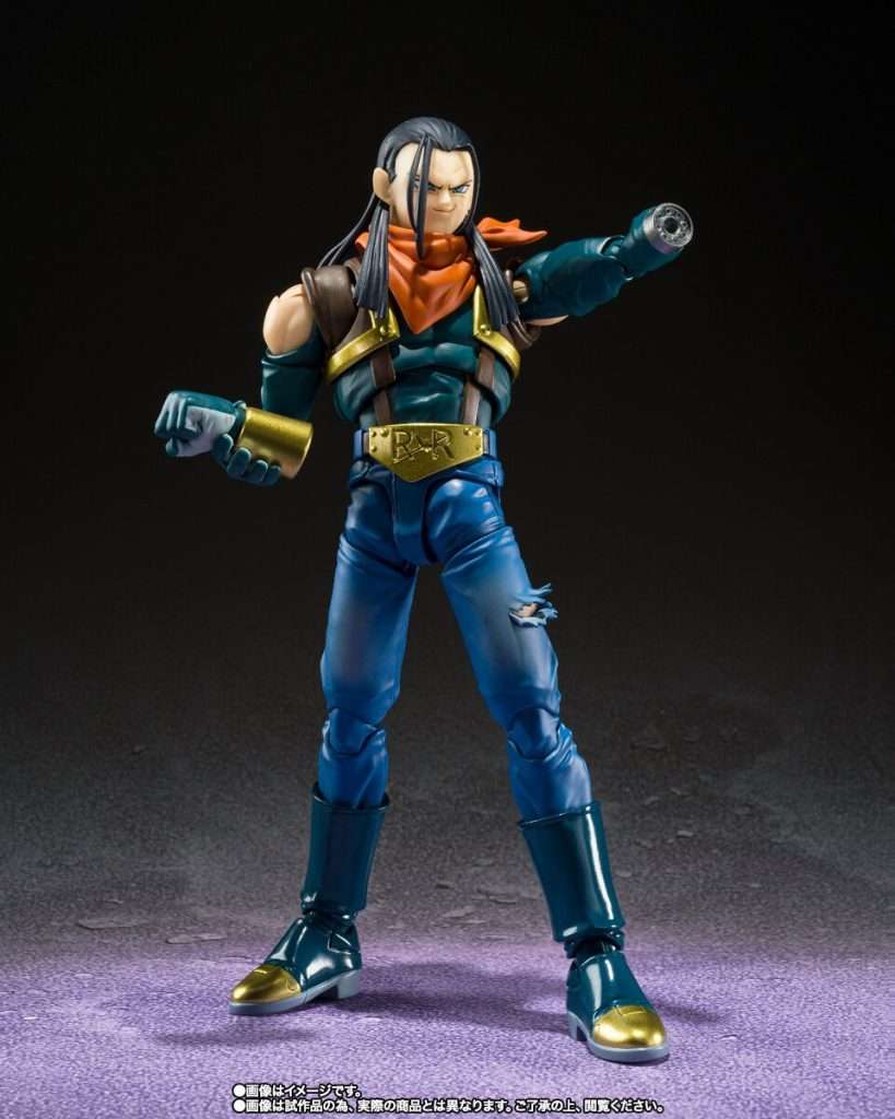 Dargonball GT action figure Bandai SH Figuarts android 17