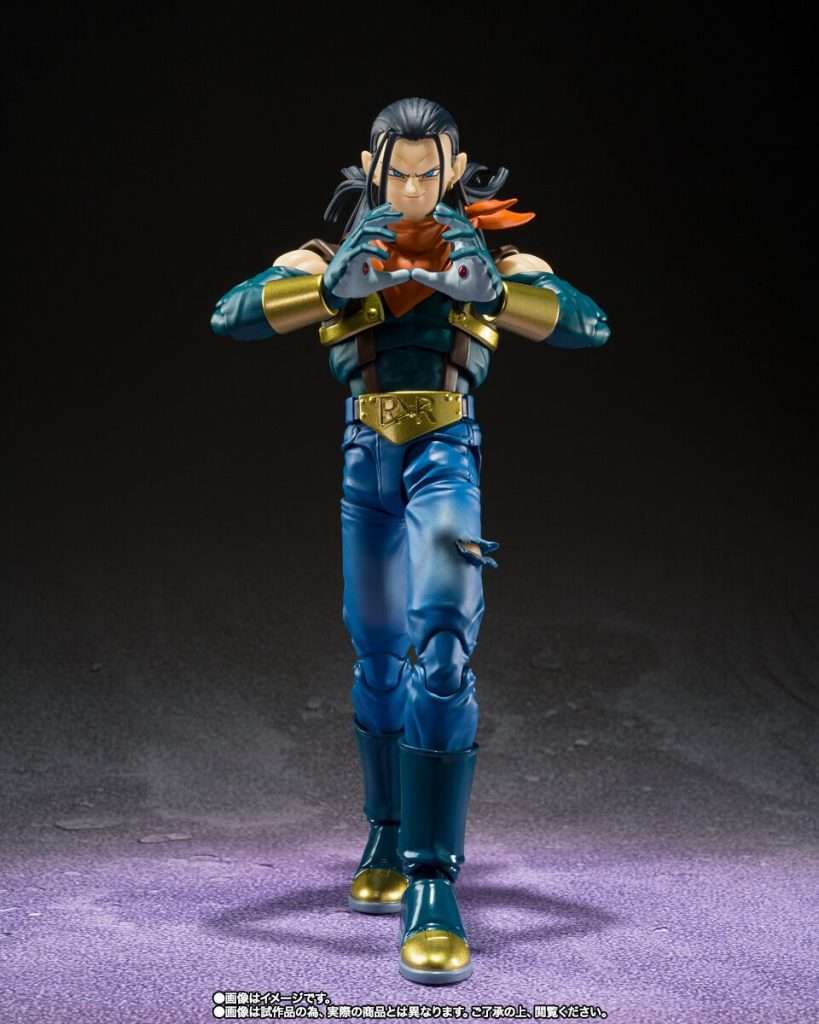 Dargonball GT action figure Bandai SH Figuarts android 17