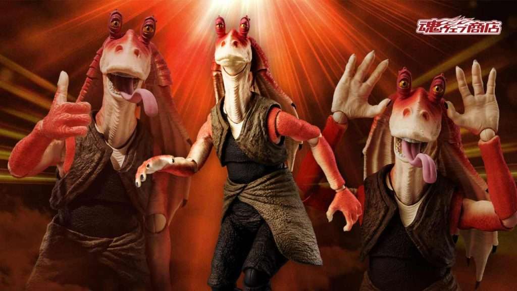 Star Wars action figure Jar Jar sh figuarts Bandai