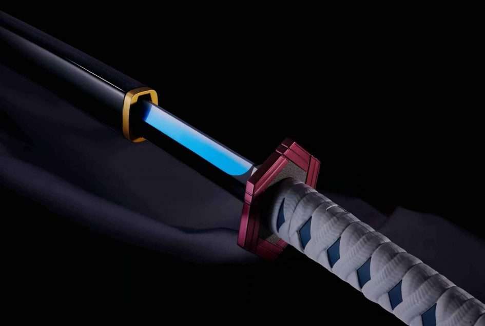 Katana Demon Slayer Bandai la replica di Tomioka Giyu