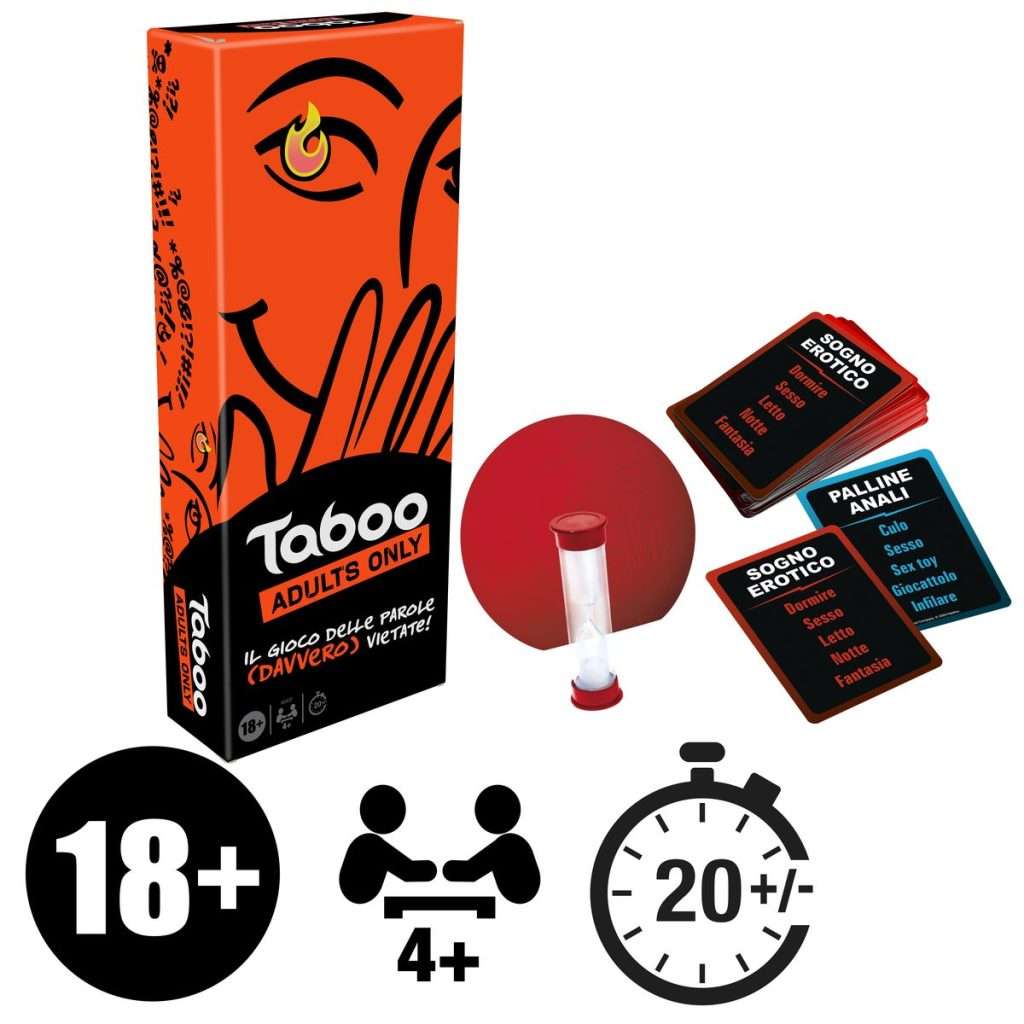 giochi di società Hasbro taboo adulti