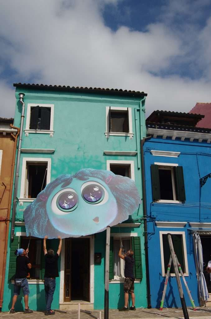 inside out 2 burano installazioni personaggi
