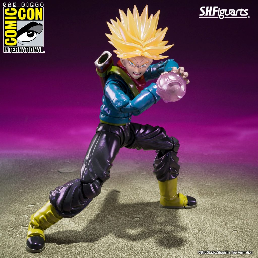 Trunks dragon ball action figure sh figuarts bandai 