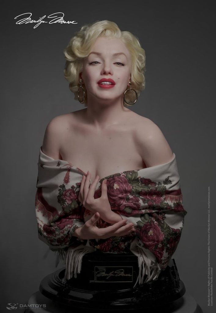 Marilyn Monroe: il busto ultra-realistico Damtoys