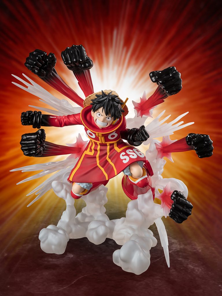 One Piece Figuarts ZERO di Luffy Gum Gum Hawk Gatling!