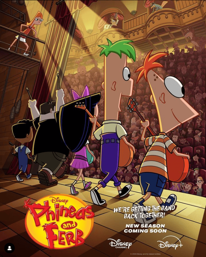 Phineas e Ferb cast, teaser art e data di uscita del revival