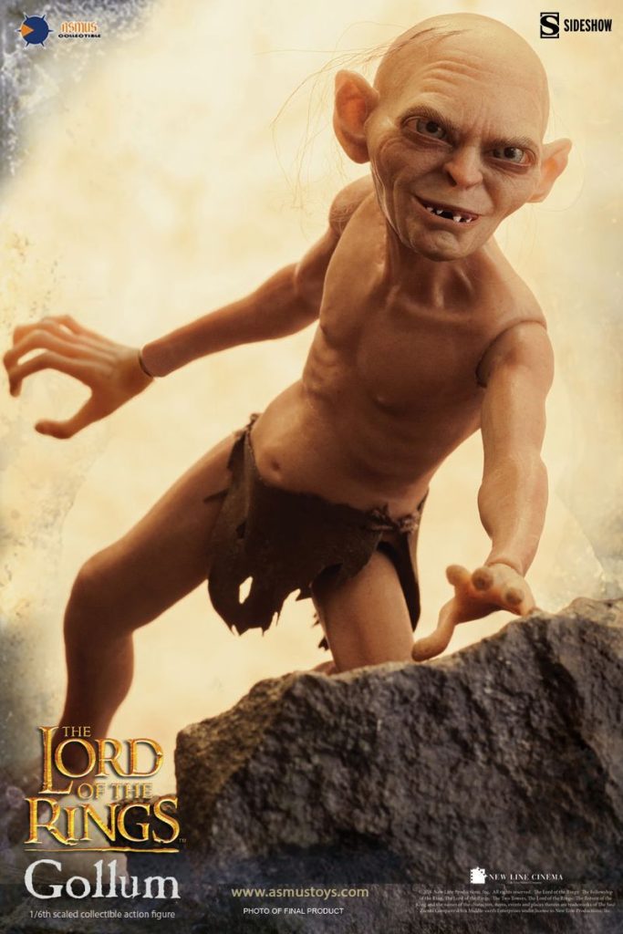 Gollum Smeagol figure  il signore degli anelli