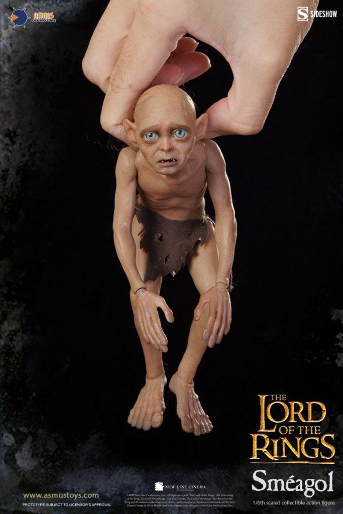 Gollum Smeagol figure  il signore degli anelli