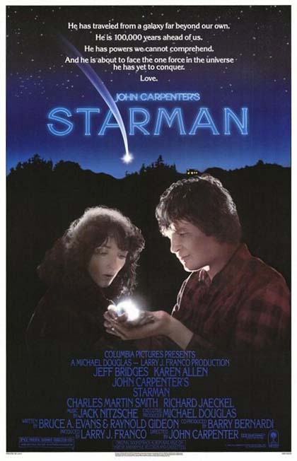 Starman: trama, cast e trailer del film stasera in TV