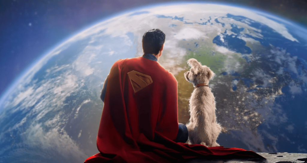 Superman, James Gunn mostra il supercane Krypto la foto del film