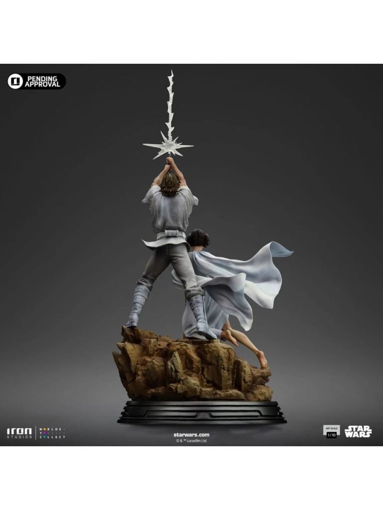 Star Wars: Luke e Leila  statua   collezione Iron Studios