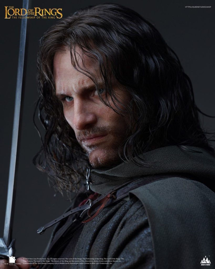 La statua del personaggio di Aragorn di Queen Studios