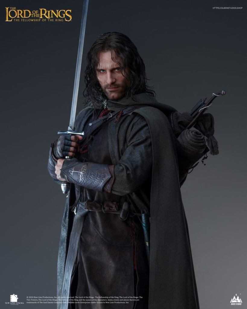 La statua del personaggio di Aragorn di Queen Studios