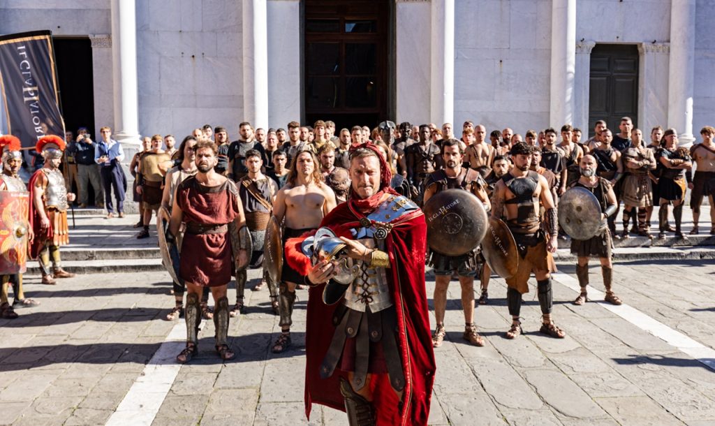 Francesco Totti al Lucca Comics & Games 2024 per Il Gladiatore 2