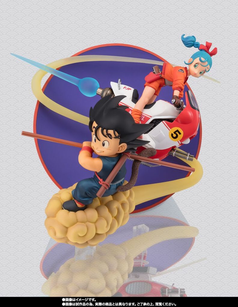 statua Bandai Goku e Bulma