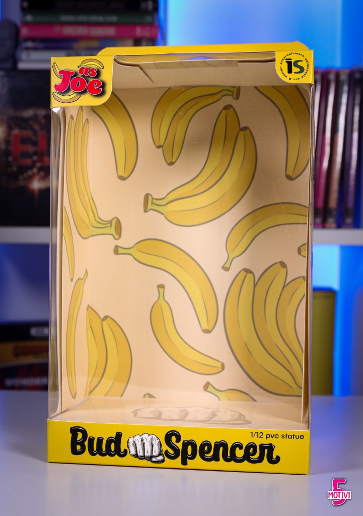 Il packaging della figure in PVC di Bud Spencer da Banana Joe di Infinite Statue - La recensione 
