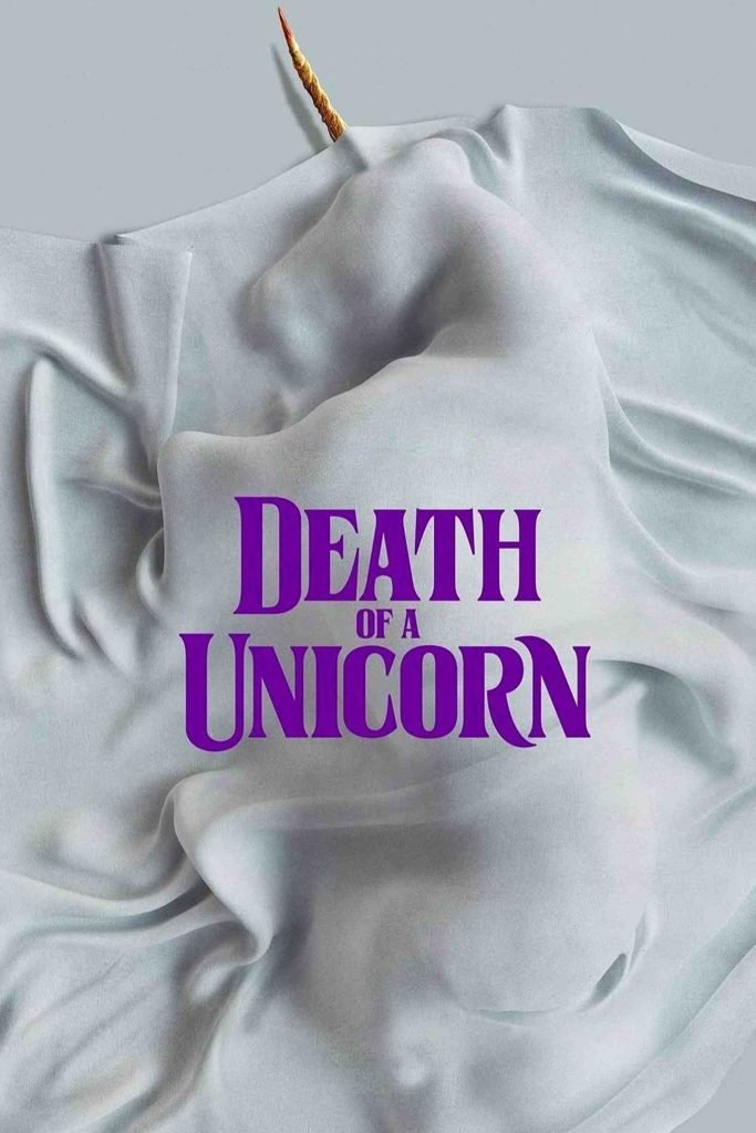 Poster del film Death Of A Unicorn con Jenna Ortega e Paul Rudd