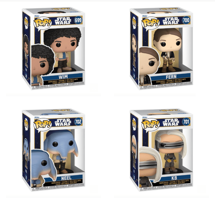 Star Wars: Skeleton Crew Funko Pop ispirati alla serie