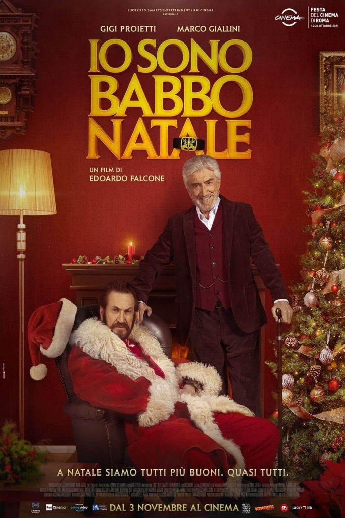 stasera in tv film oggi 20 dicembre 2024 prima serata poster film Io Sono Babbo Natale