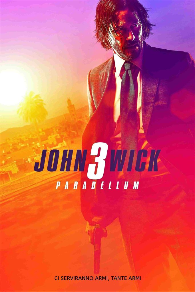 stasera in tv film oggi 20 dicembre 2024 prima serata poster film John Wick 3 - Parabellum