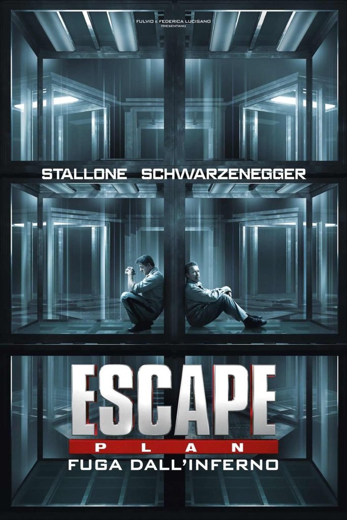 stasera in tv film oggi 21 dicembre 2024 prima serata poster film Escape Plan - Fuga Dall'Inferno