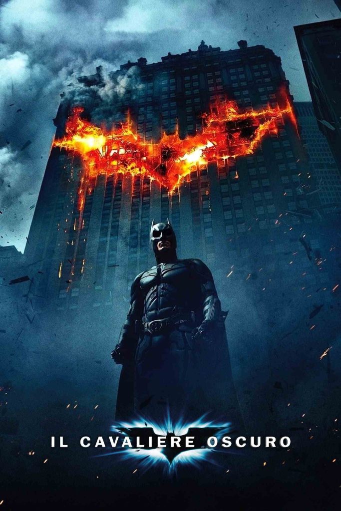 stasera in tv film oggi 30 dicembre 2024 prima serata poster film Il Cavaliere Oscuro