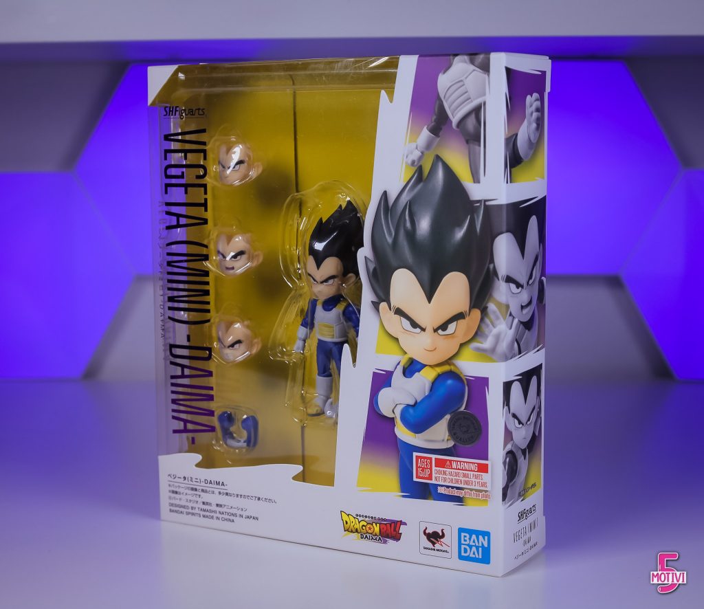 Vegeta Mini SH Figuarts recensione Dragon Ball Daima action figure bandai - 5 motivi