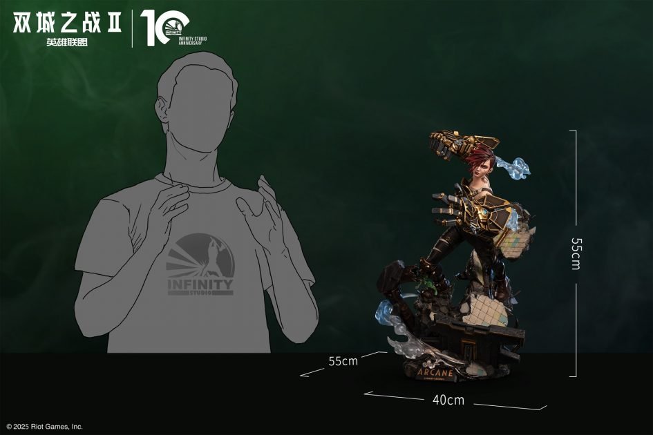 Arcane: Infinity Studio Presenta la Statua alta 55 centimentri di Vi