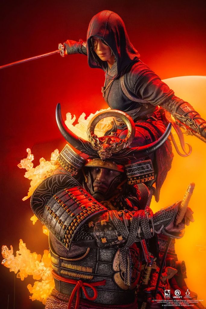 Assassin's Creed, la statua di Naoe e Yasuke da Pure Arts
