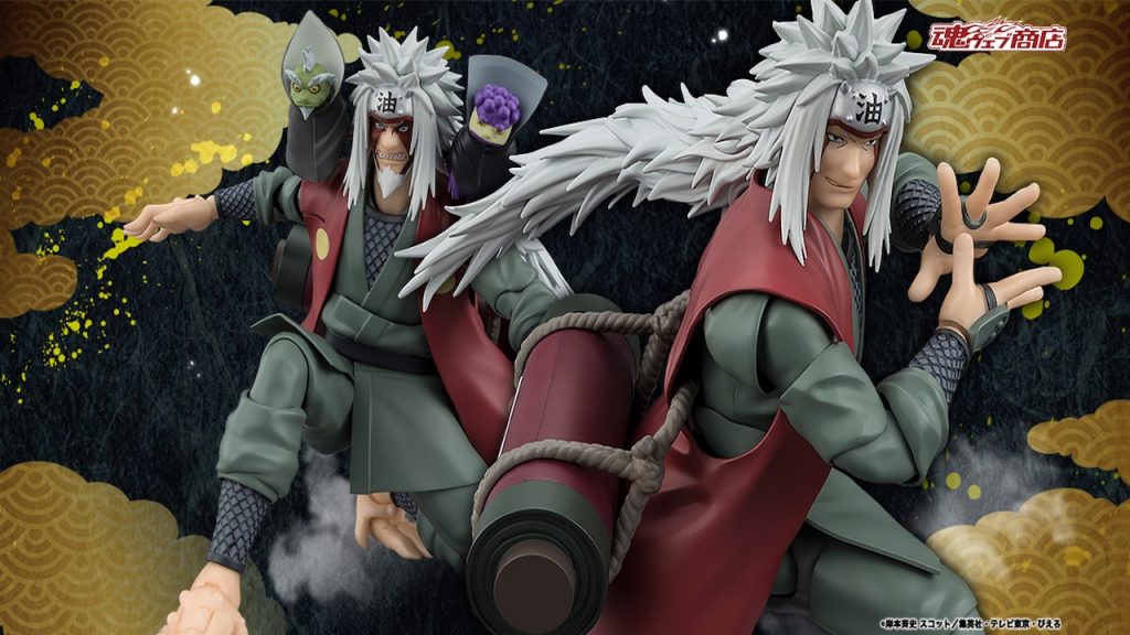 Naruto, la nuova action figure di Jiraiya SH Figuarts da Bandai cover