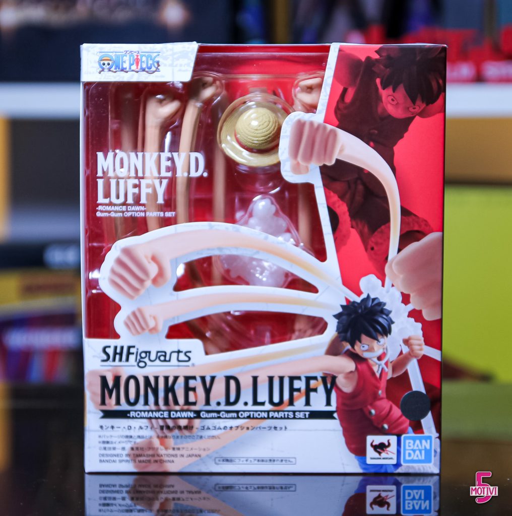 luffy parts set gum-gum figuarts recensione