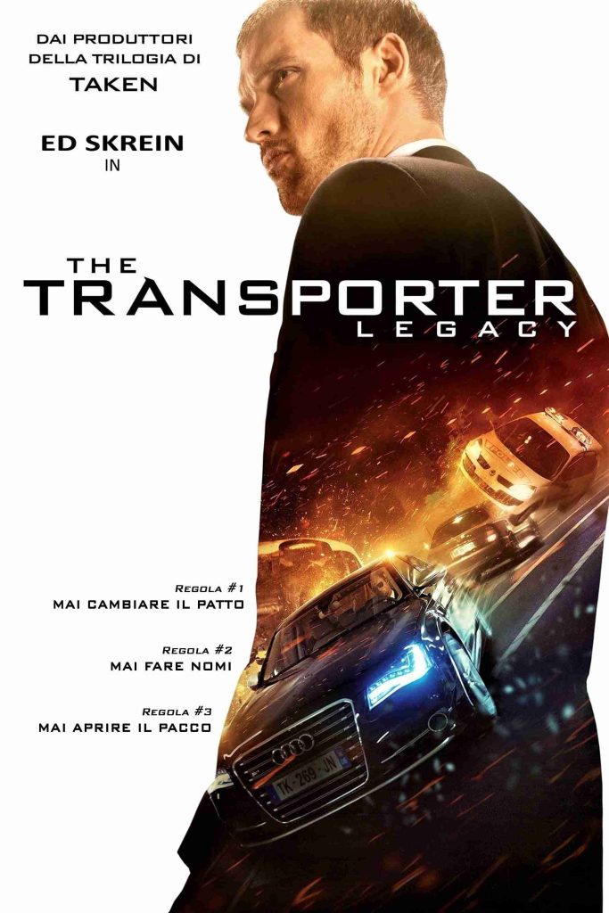 stasera in tv film oggi 9 marzo 2025 prima serata poster film The Transporter Legacy