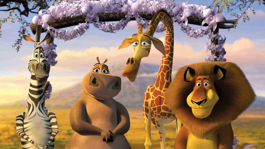 stasera in tv film oggi 29 marzo 2025 prima serata poster film Madagascar 2