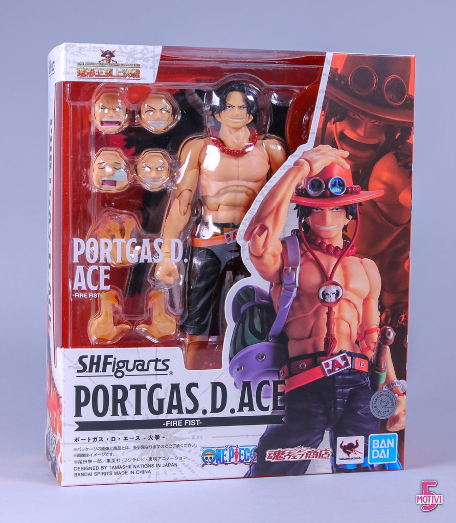 One Piece SH Figuarts: recensione Ace Portgas Fire Fist di Bandai