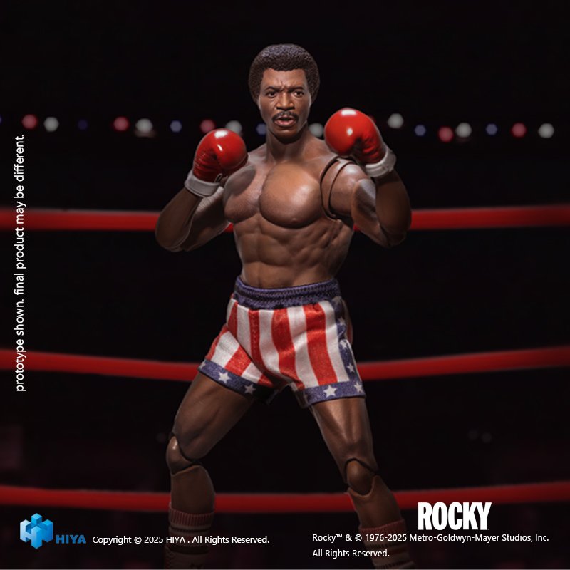 Rocky: Hiya Toys svela figure di Apollo Creed
