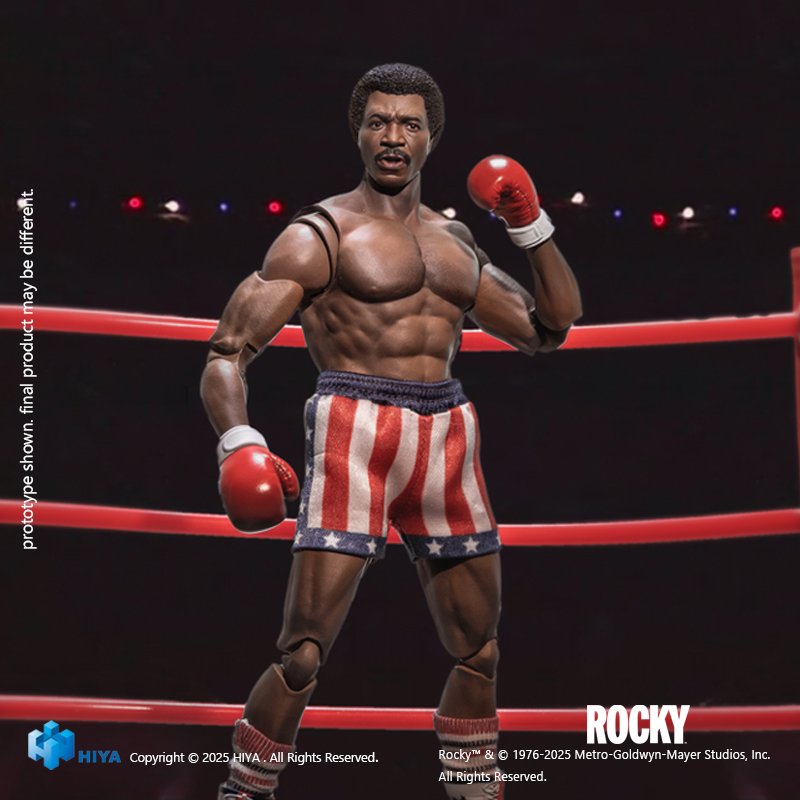 Rocky: Hiya Toys svela figure di Apollo Creed