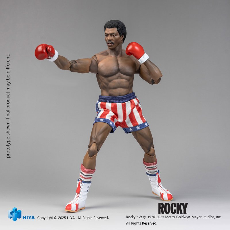 Rocky: Hiya Toys svela figure di Apollo Creed