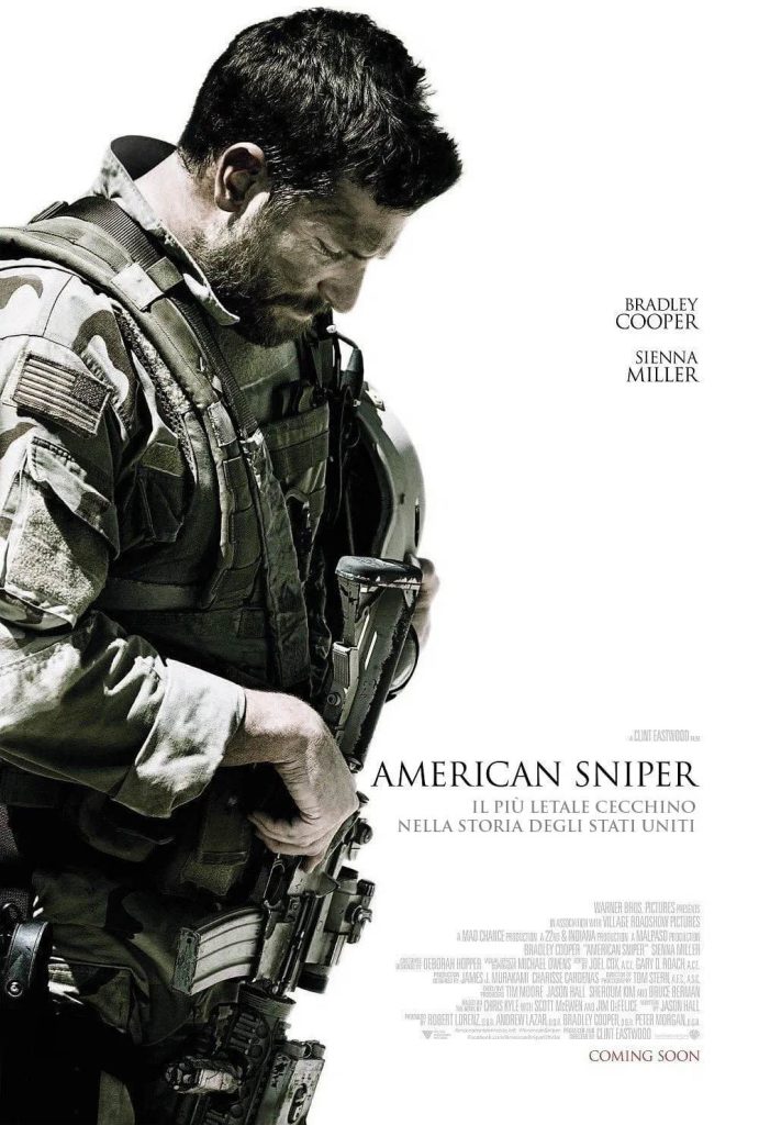 stasera in tv film prima serata oggi 10 maggio 2025 poster film American Sniper