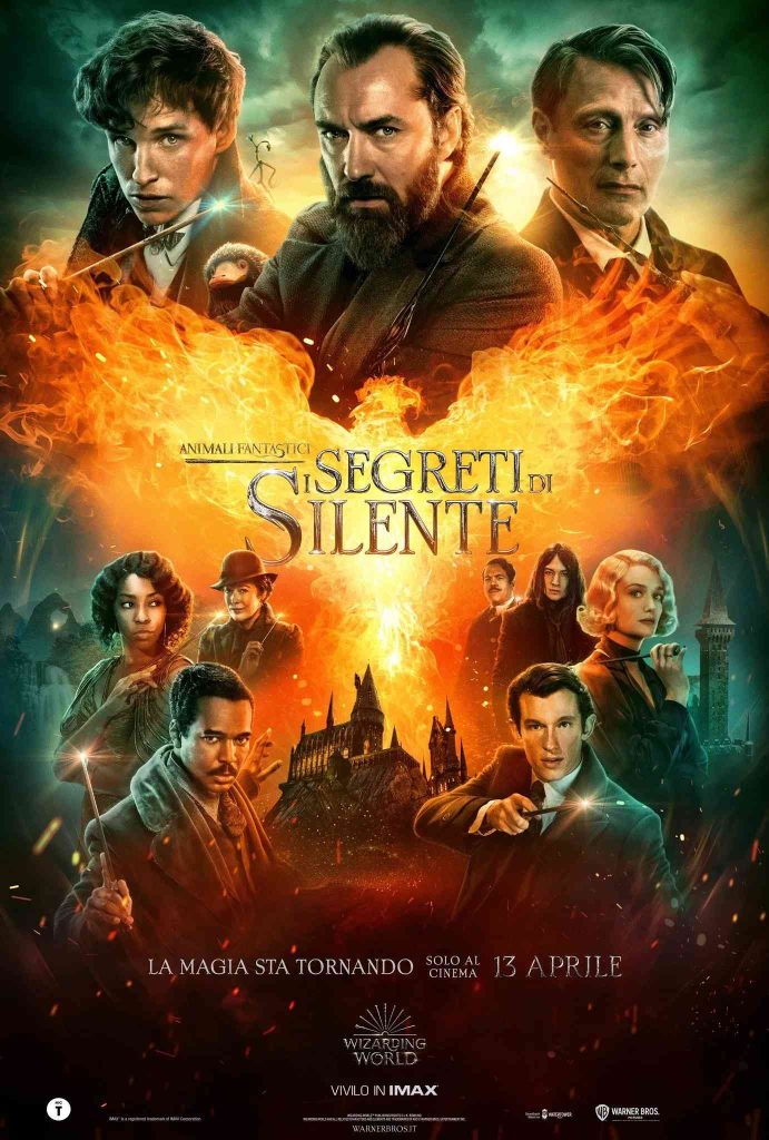 stasera in tv film prima serata oggi 17 maggio 2025 poster film Animali Fantastici - I Segreti Di Silente