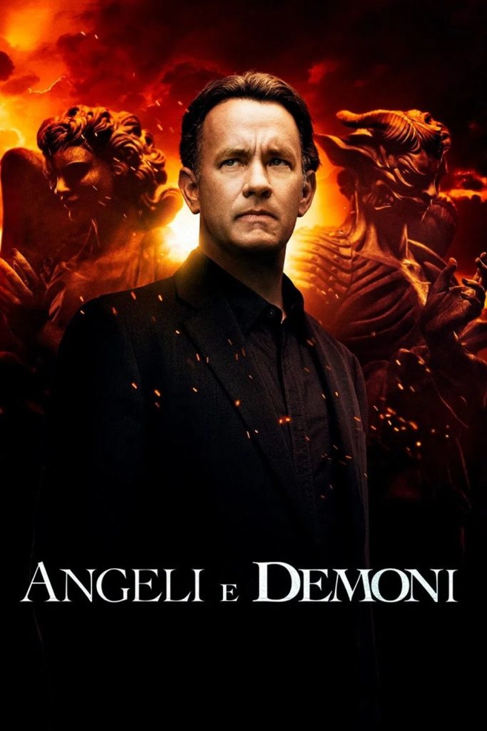 stasera in tv film prima serata oggi 20 maggio 2025 poster film Angeli e Demoni