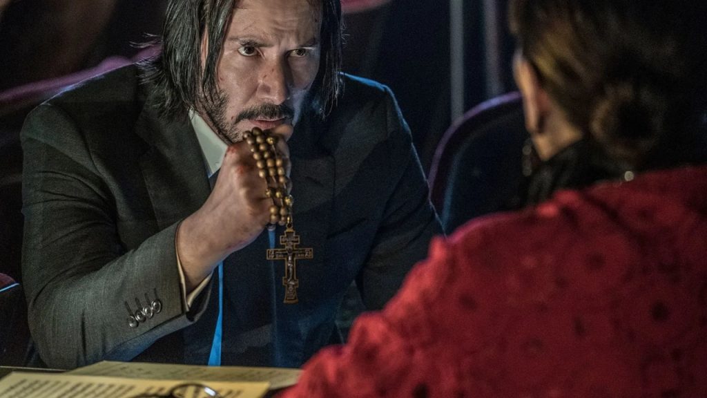 stasera in tv film prima serata oggi 22 maggio 2025 poster film John Wick 3 - Parabellum