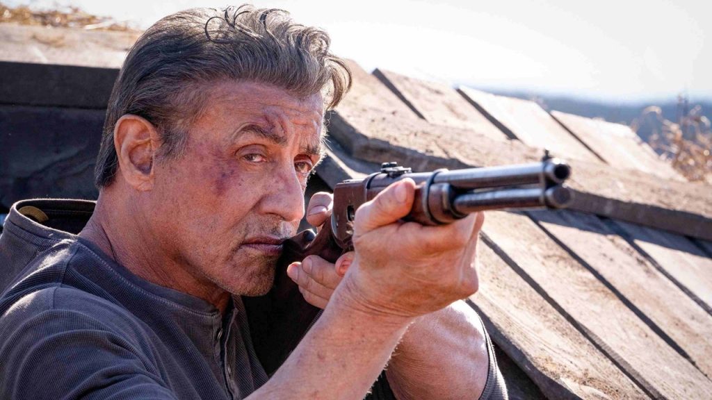 stasera in tv film prima serata oggi 23 maggio 2025 poster film Rambo - Last Blood