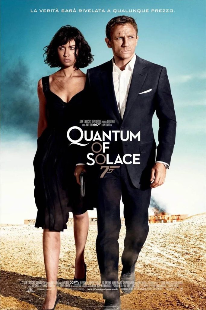 stasera in tv film prima serata oggi 27 maggio 2025 poster film Quantum Of Solace