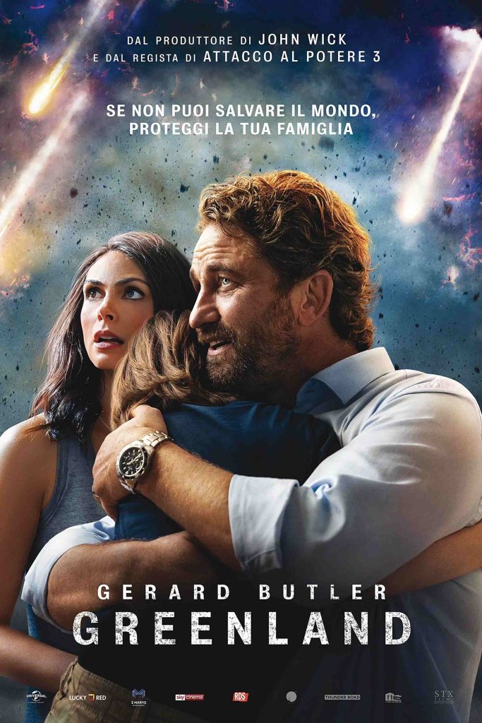 stasera in tv film prima serata oggi 28 maggio 2025 poster film Greenland
