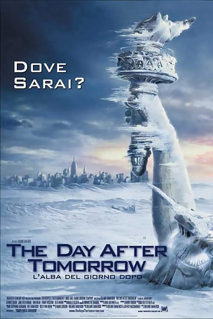 stasera in tv film prima serata oggi 29 maggio 2025 poster film The Day After Tomorrow - L'Alba Del Giorno Dopo