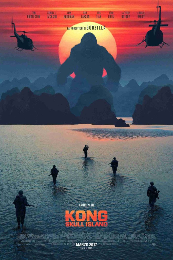 stasera in tv film prima serata oggi 7 maggio 2025 poster film Kong: Skull Island