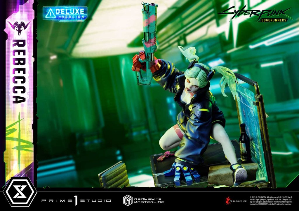 Edgerunners, la figure di Rebecca Reali Elite Masterline di Prime 1 Studio