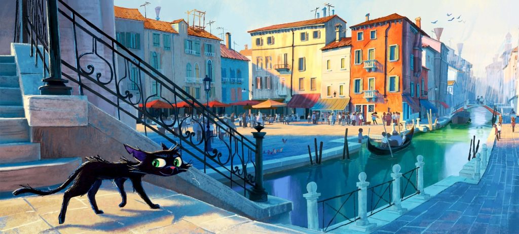 Venezia e un Gatto nero sono i protagonisti del nuovo film Pixar