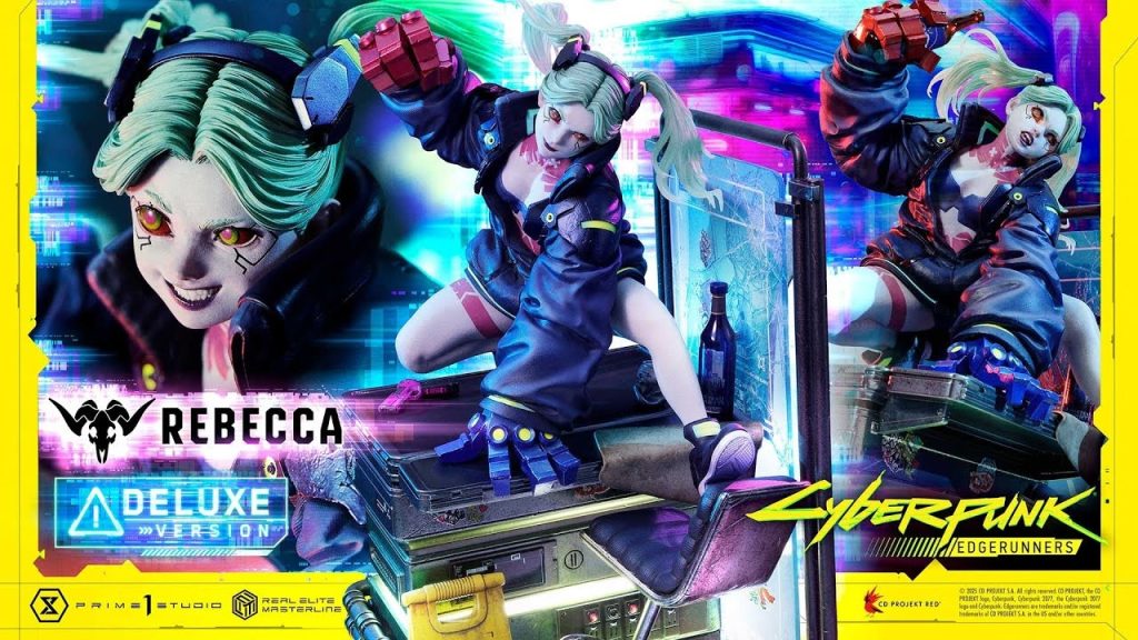 Edgerunners, la figure di Rebecca Reali Elite Masterline di Prime 1 Studio