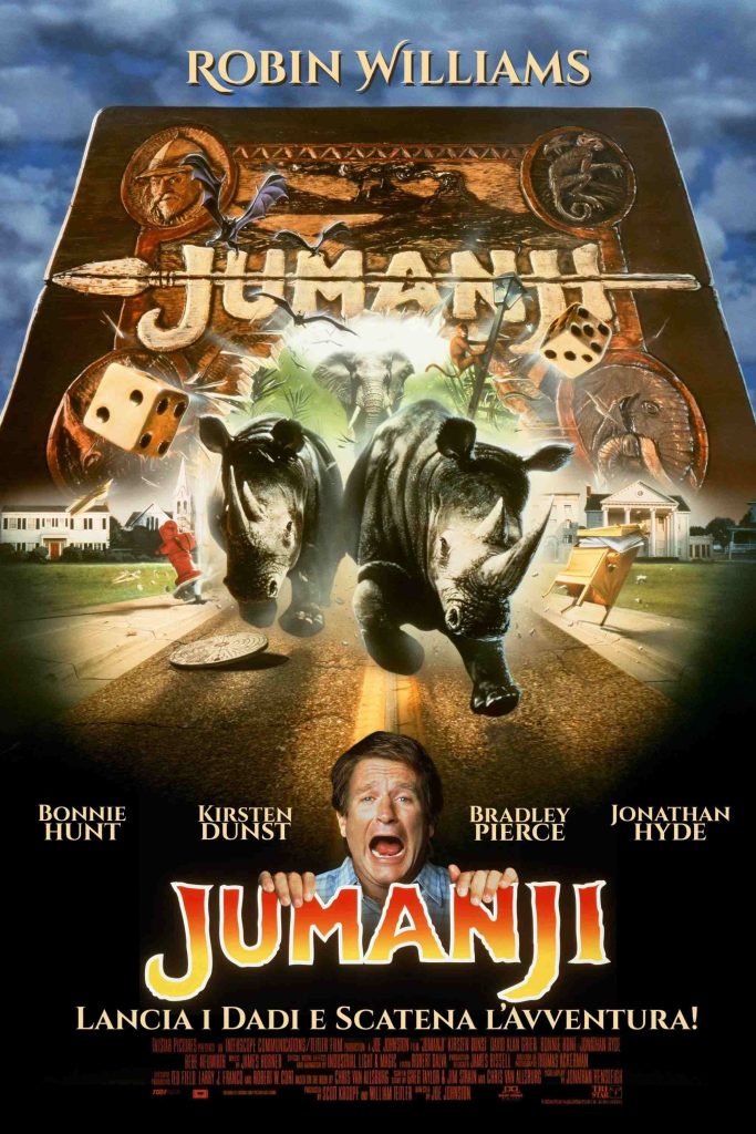 stasera in tv film prima serata oggi 24 giugno 2025 poster film Jumanji